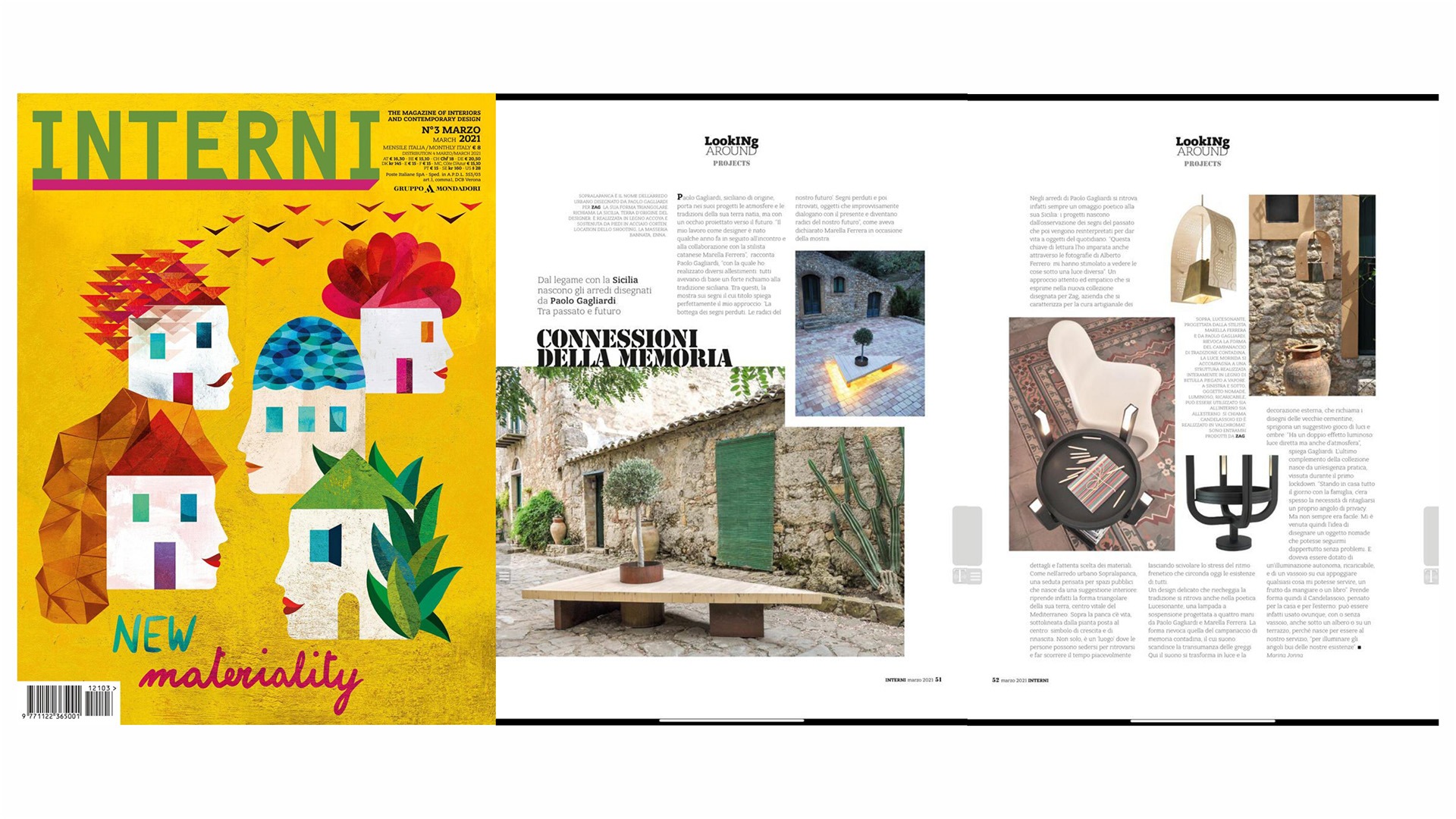 Zag Design sulla rivista Interni Magazine di Marzo 2021